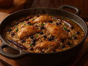 arroz árabe de frango