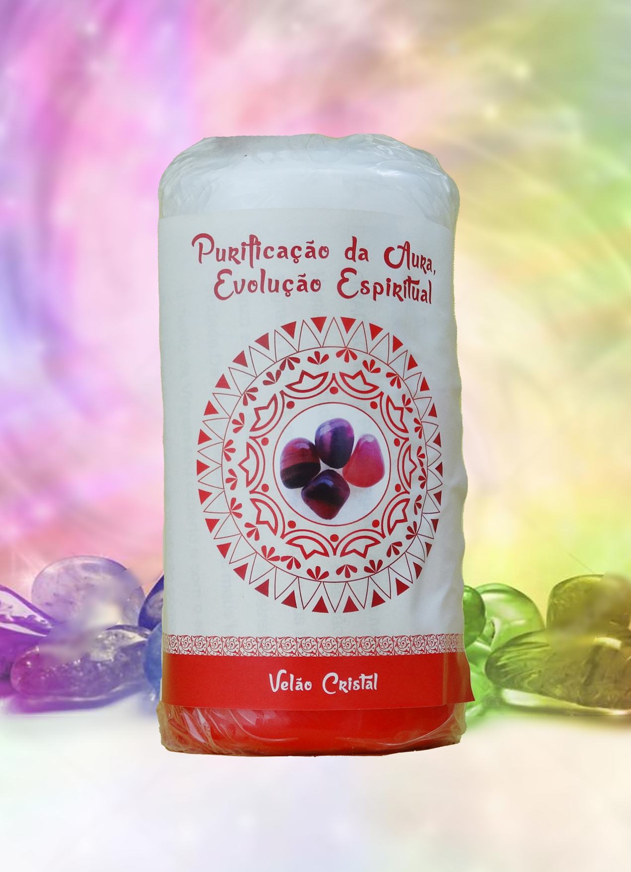 Velão com Cristal - Purificação da Aura