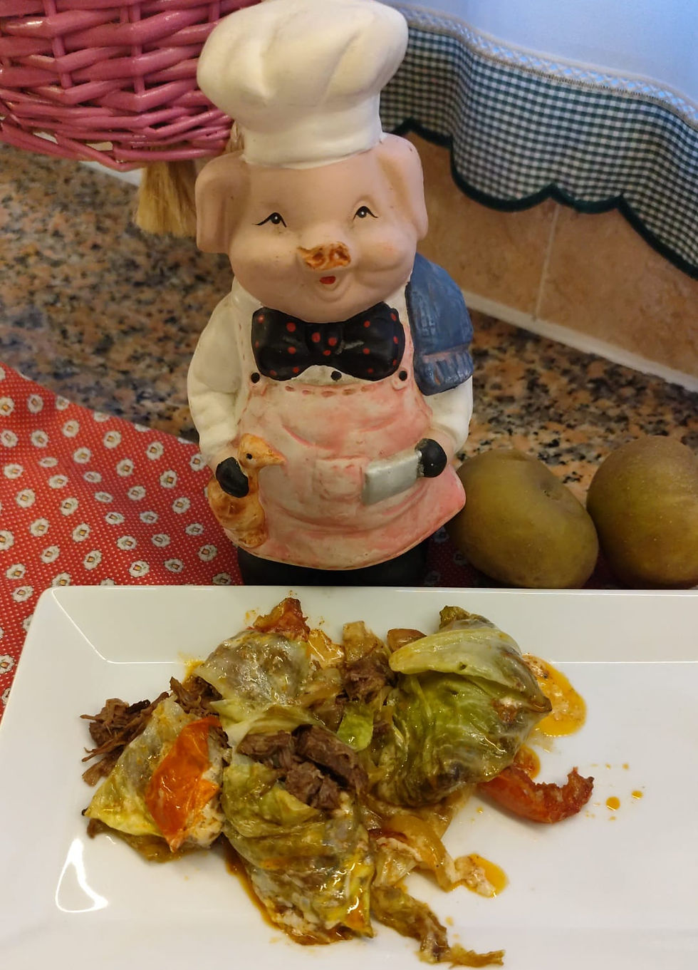 Rolinhos de Couve recheados