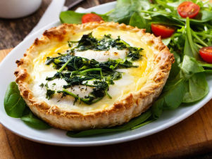 🥧✨ Tarte de Pescada com Espinafres – Receita Rápida, Leve e Deliciosa!