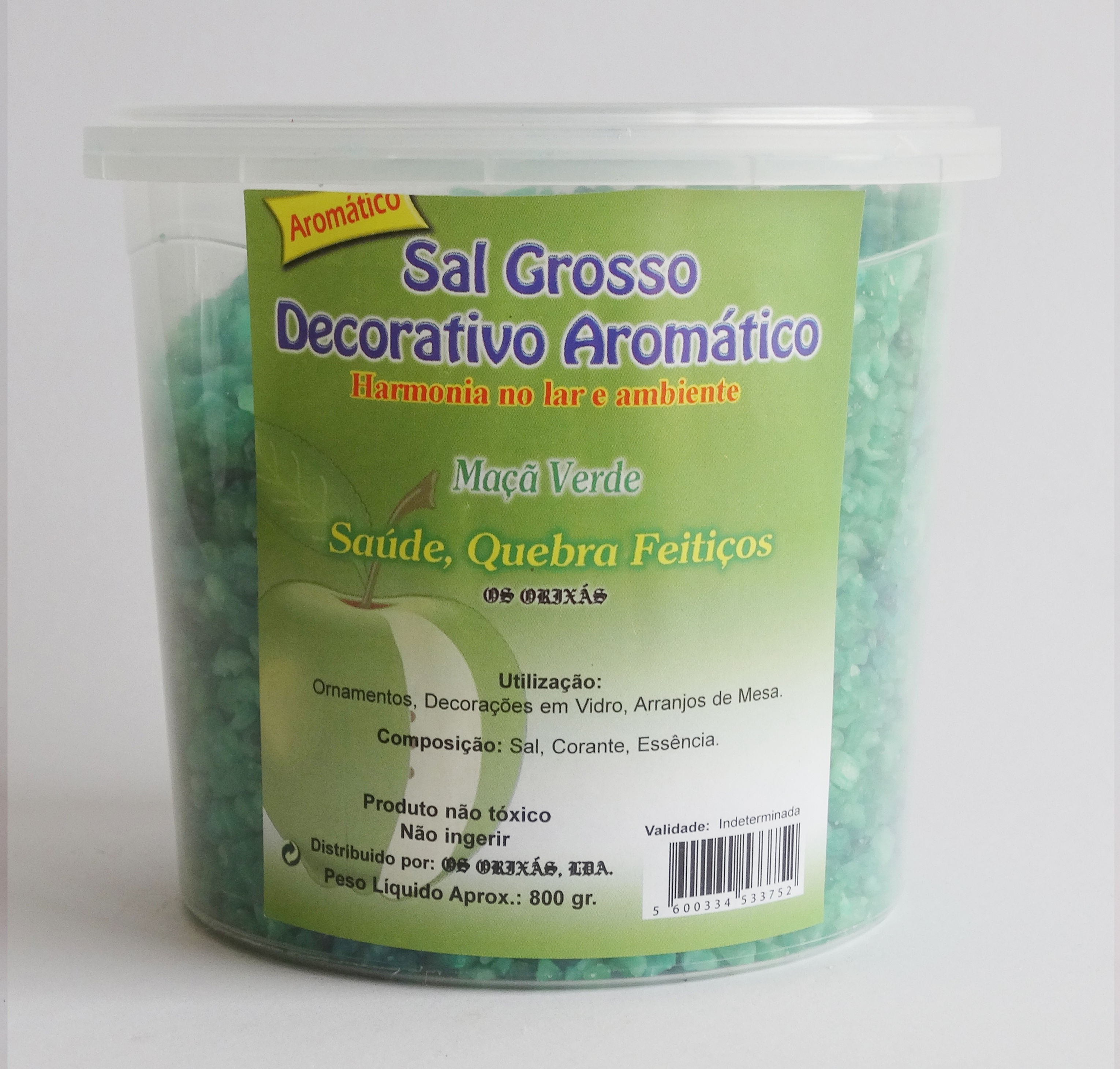 Sal Decorativo Perfumado Maçã Verde