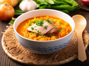 Arroz de sardinha assada