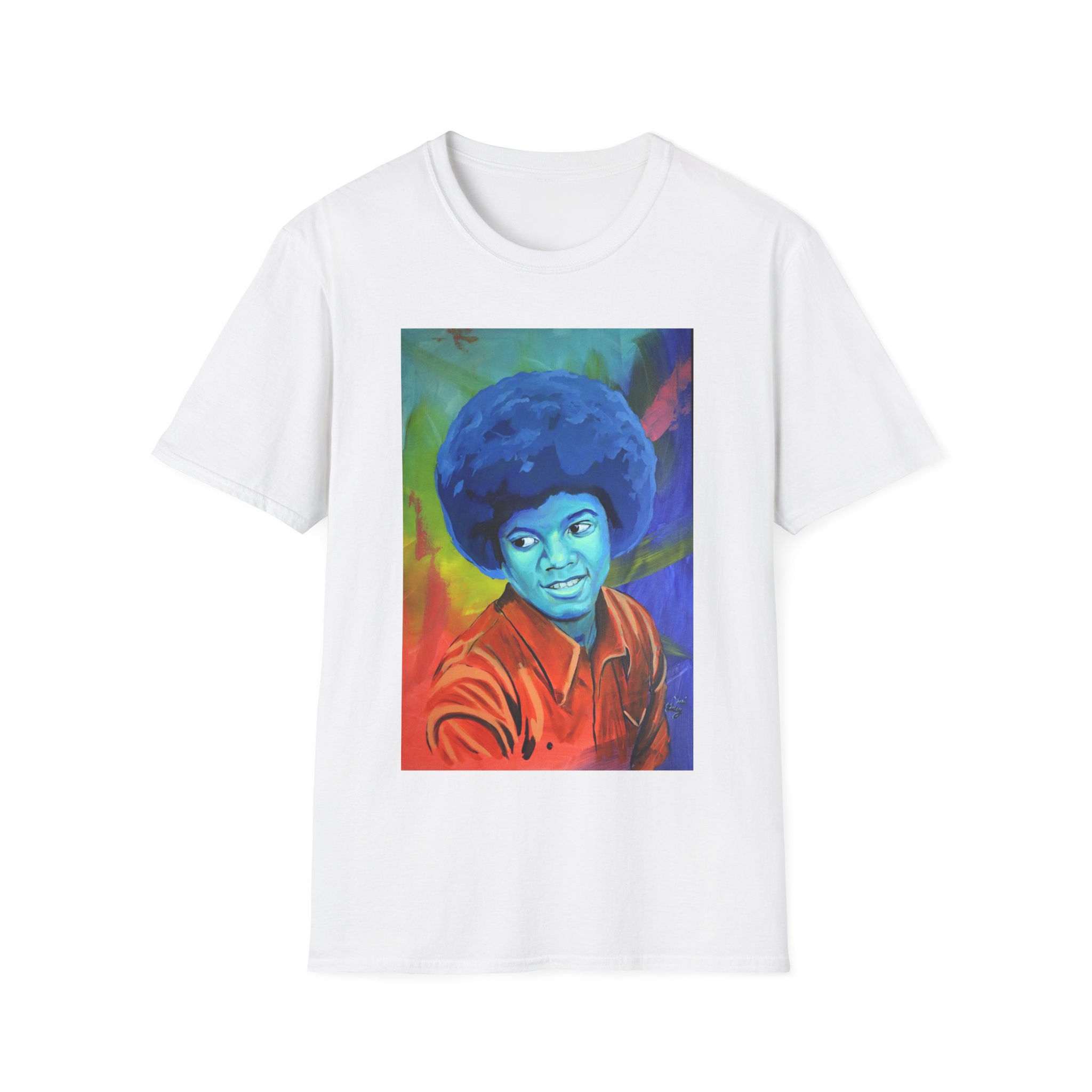 Young Michael Jackson Unisex Soft Style T-Shirt