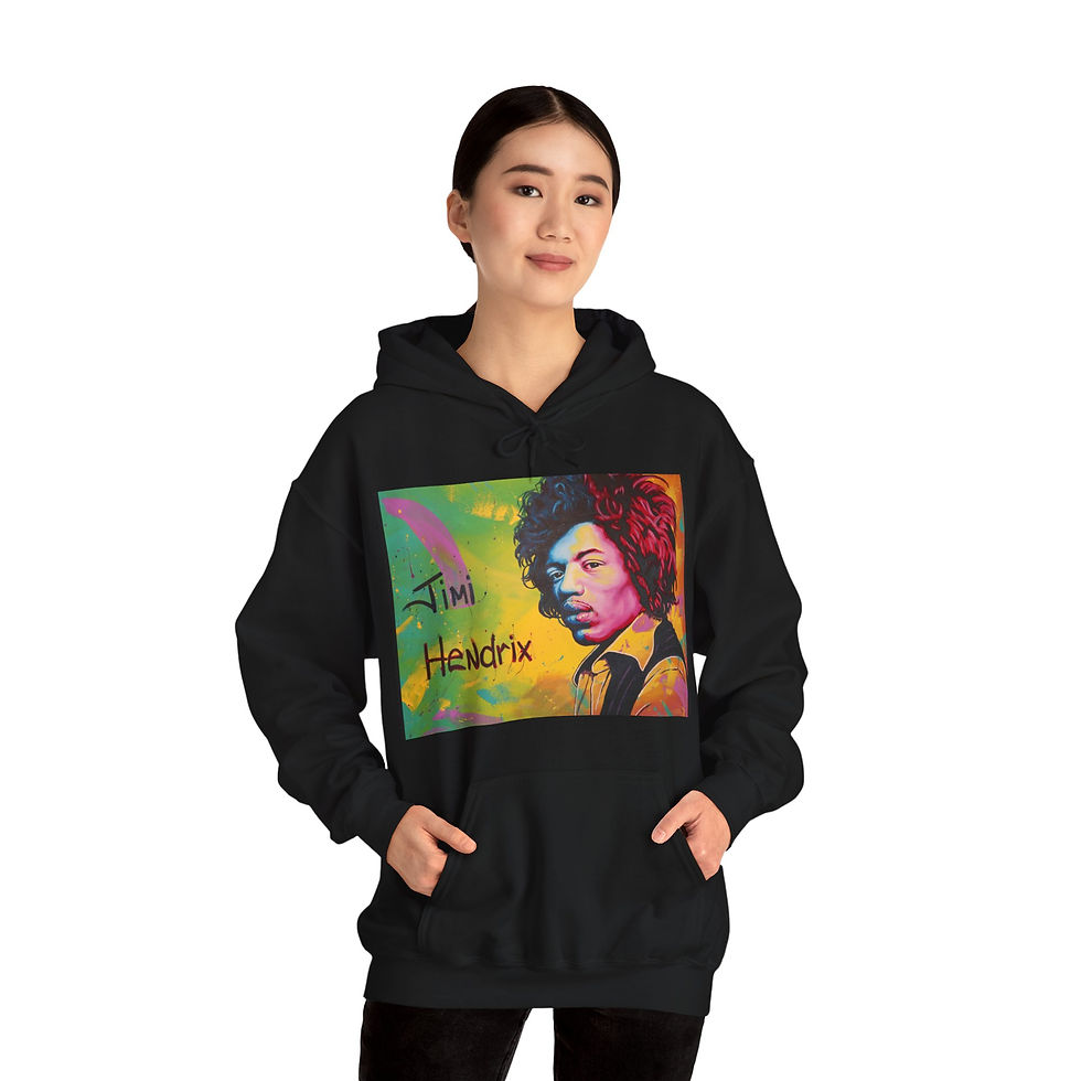 Thumbnail: Jimi Hendrix - Unisex Heavy Blend™ Hooded Sweatshirt