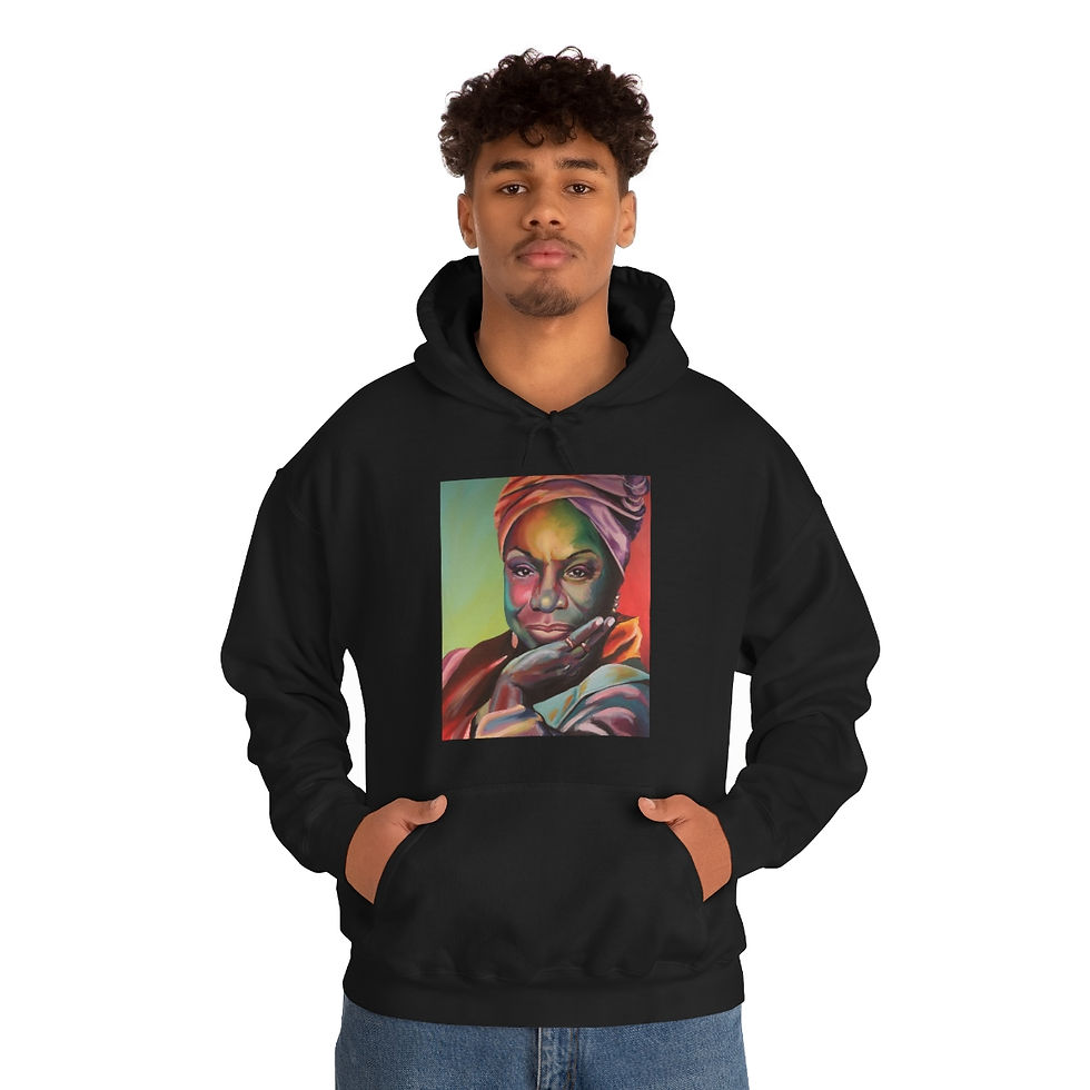 Thumbnail: Nina Simone Unisex Heavy Blend™ Hooded Sweatshirt
