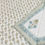 Thumbnail: Azure Blossom- Hand Block Quilt/Jaipuri Razai (100% cotton, Mulmul) Size 90*108"
