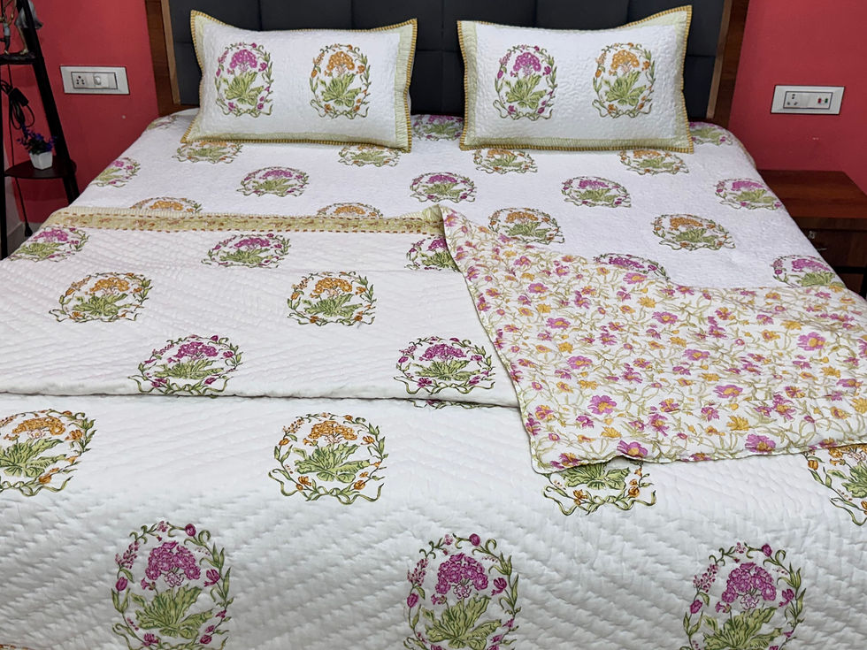 Jaipuri Handblock Quilts