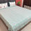 Thumbnail: Palm Sea Bloom - Hand block printed bedsheet