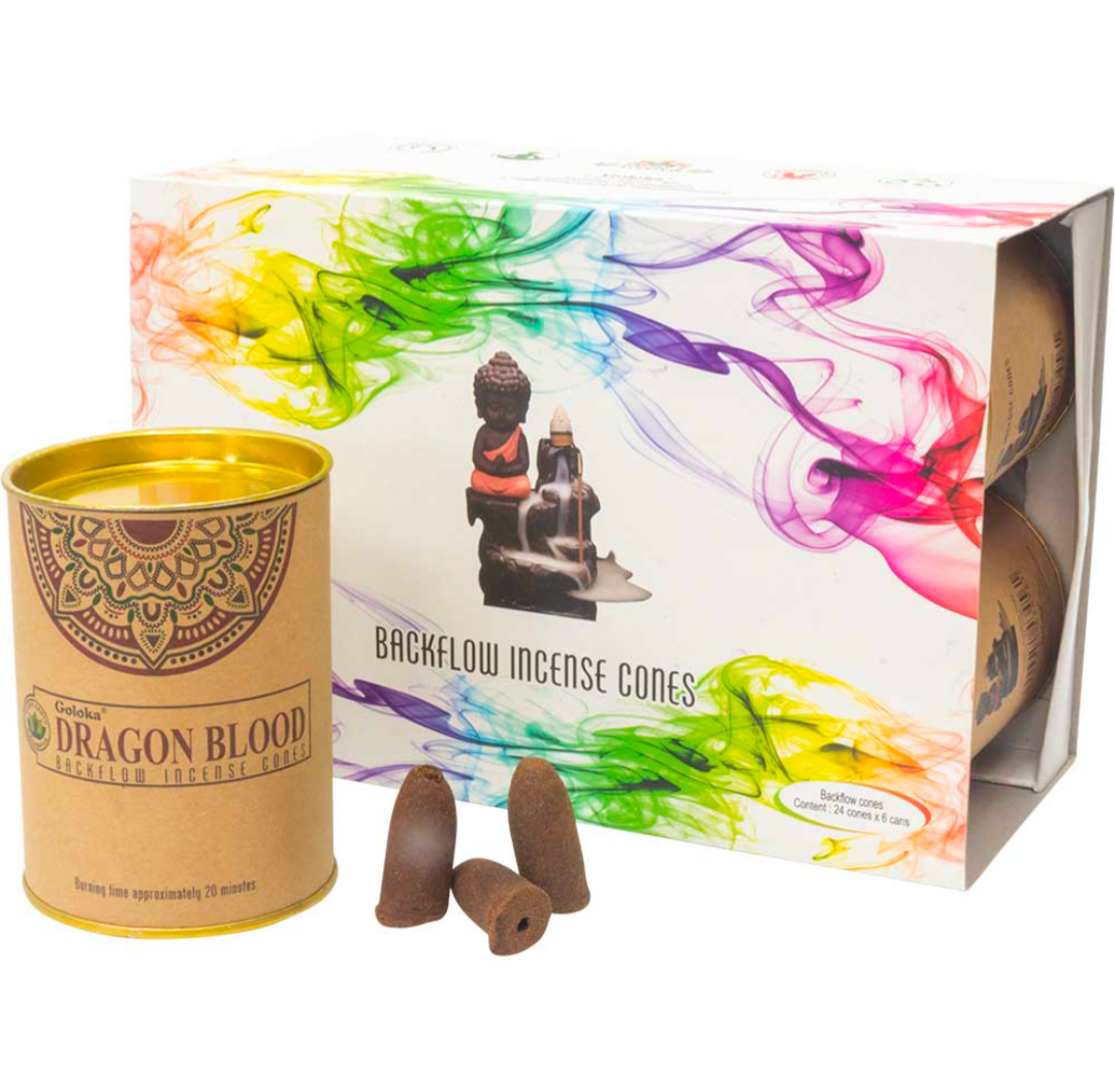 Goloka Backflow Cones Dragons blood 