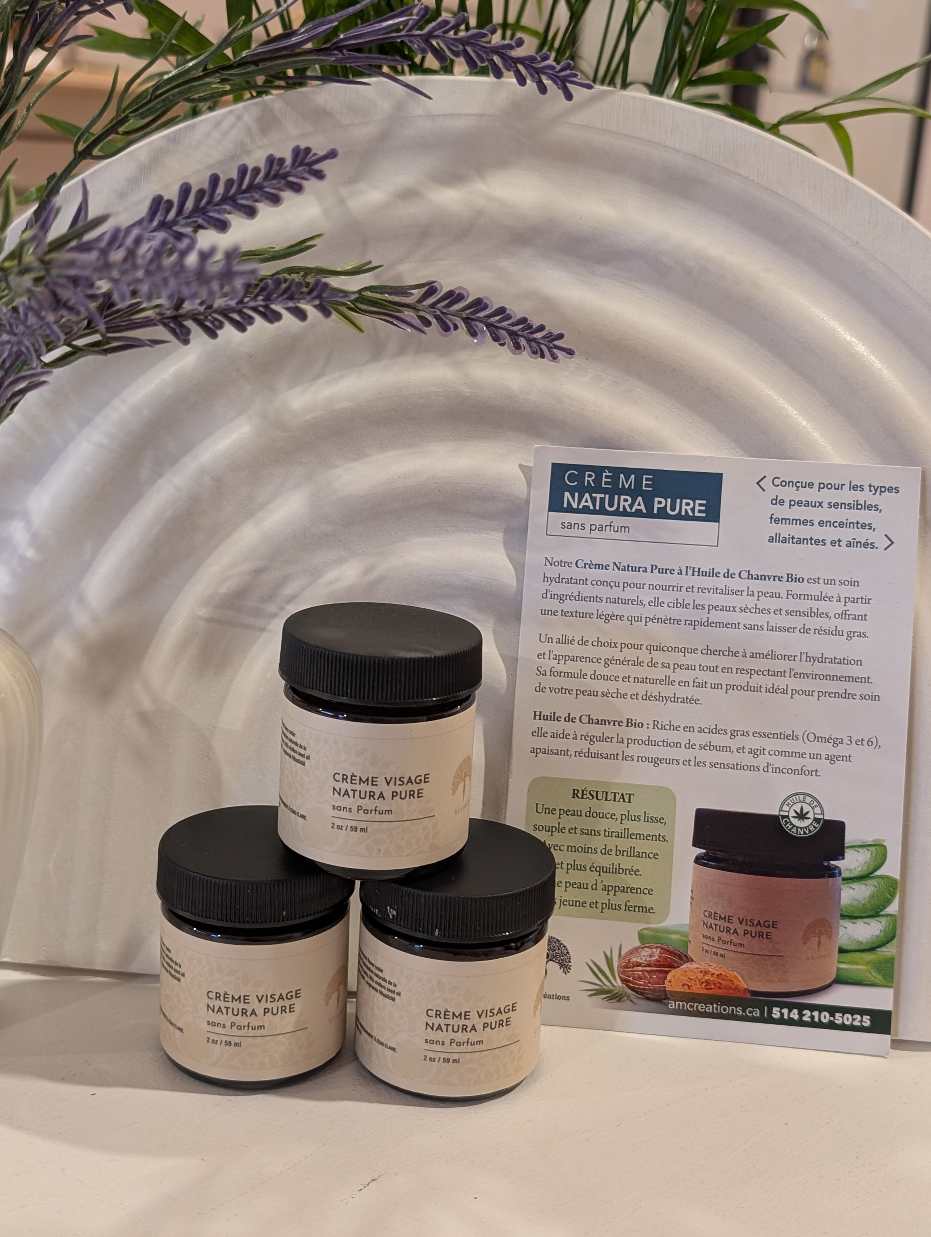 Crème Visage Natura pure