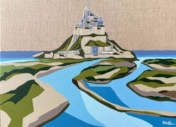 Acrylic on Natural linen canvas / 42X31cm / SOLD