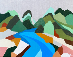 Acrylic on Natural linen canvas / 42X31cm / SOLD