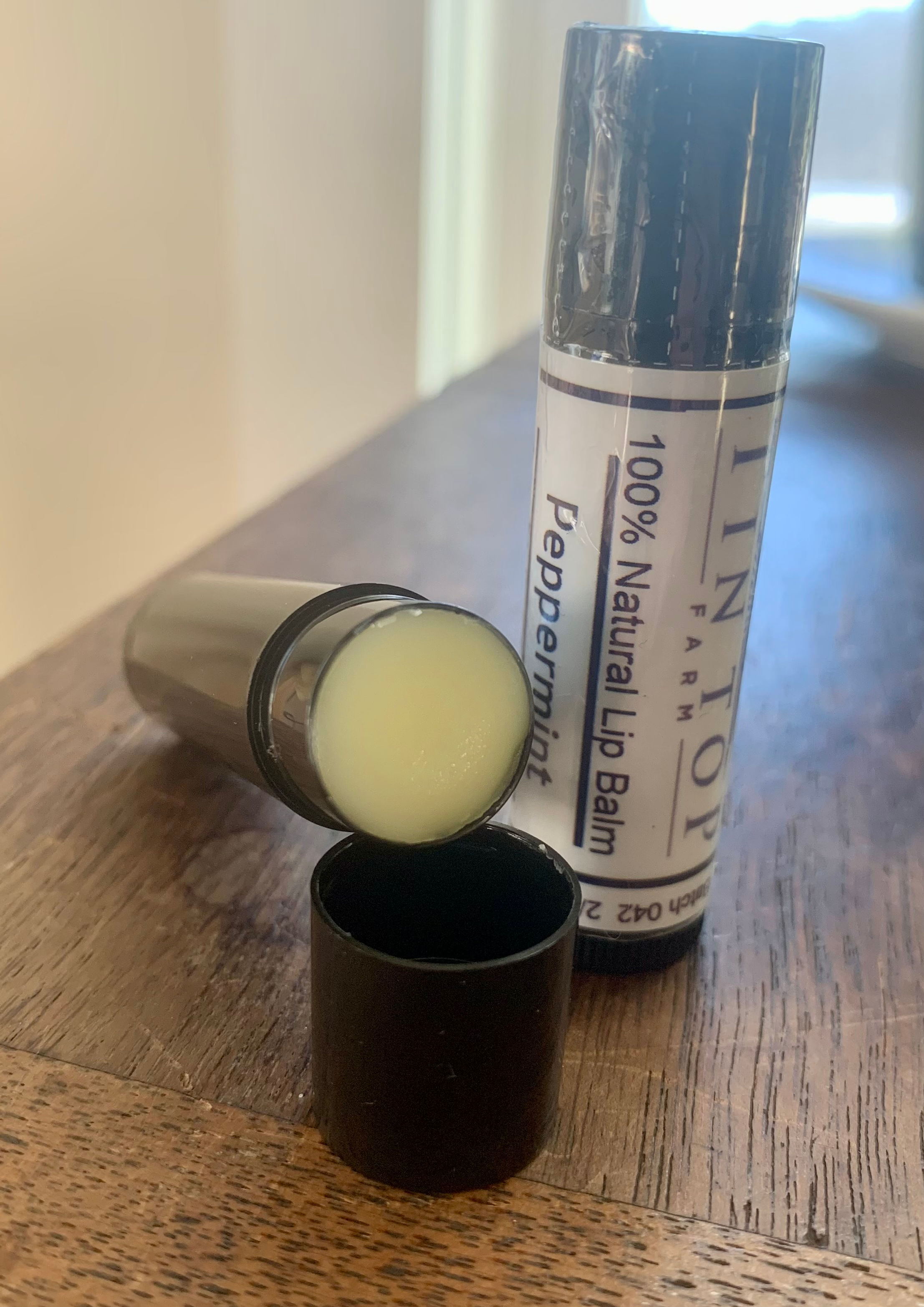 Natural Peppermint Lip Balm- Tube