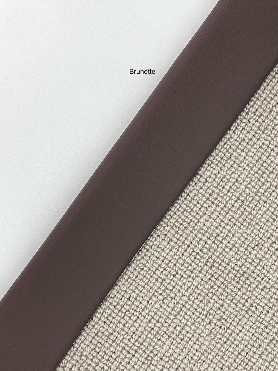 Edmonton Brunette -  Faux Leather Binding Tape