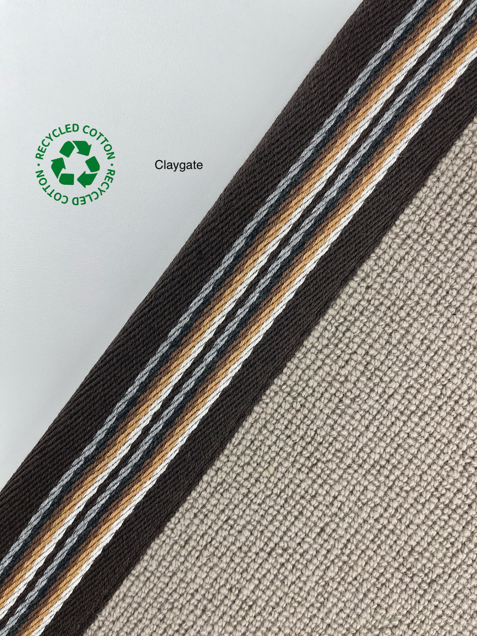 Striped binding tape