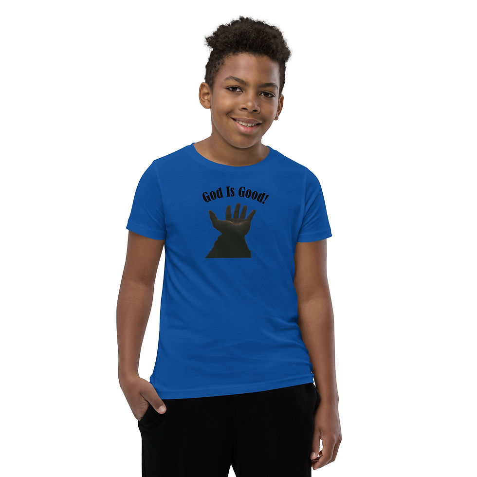 Thumbnail: Boys Youth Short Sleeve T-Shirt God is Good