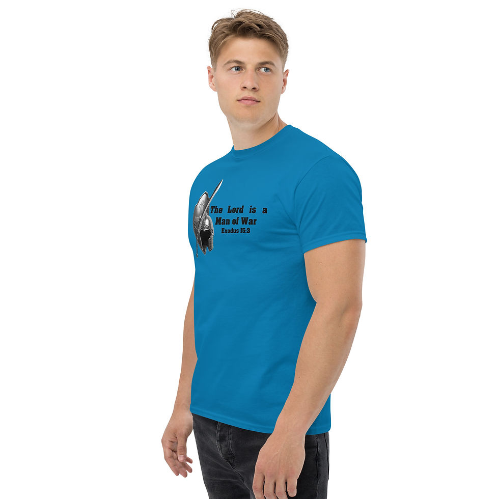 Thumbnail: Men's classic tee The Lord is a Man of War