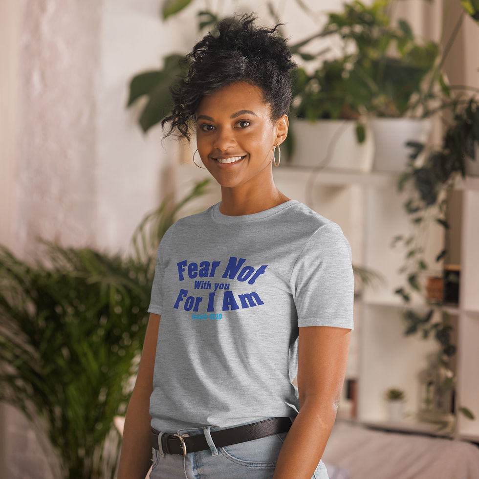 Thumbnail: Short-Sleeve Women's T-Shirt Fear Not For I Am With You