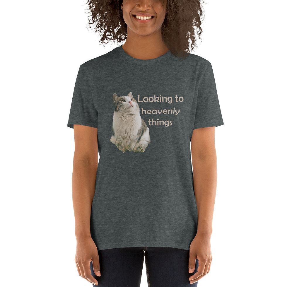 Thumbnail: Women's  T-Shirt Looking to Heavenly Things