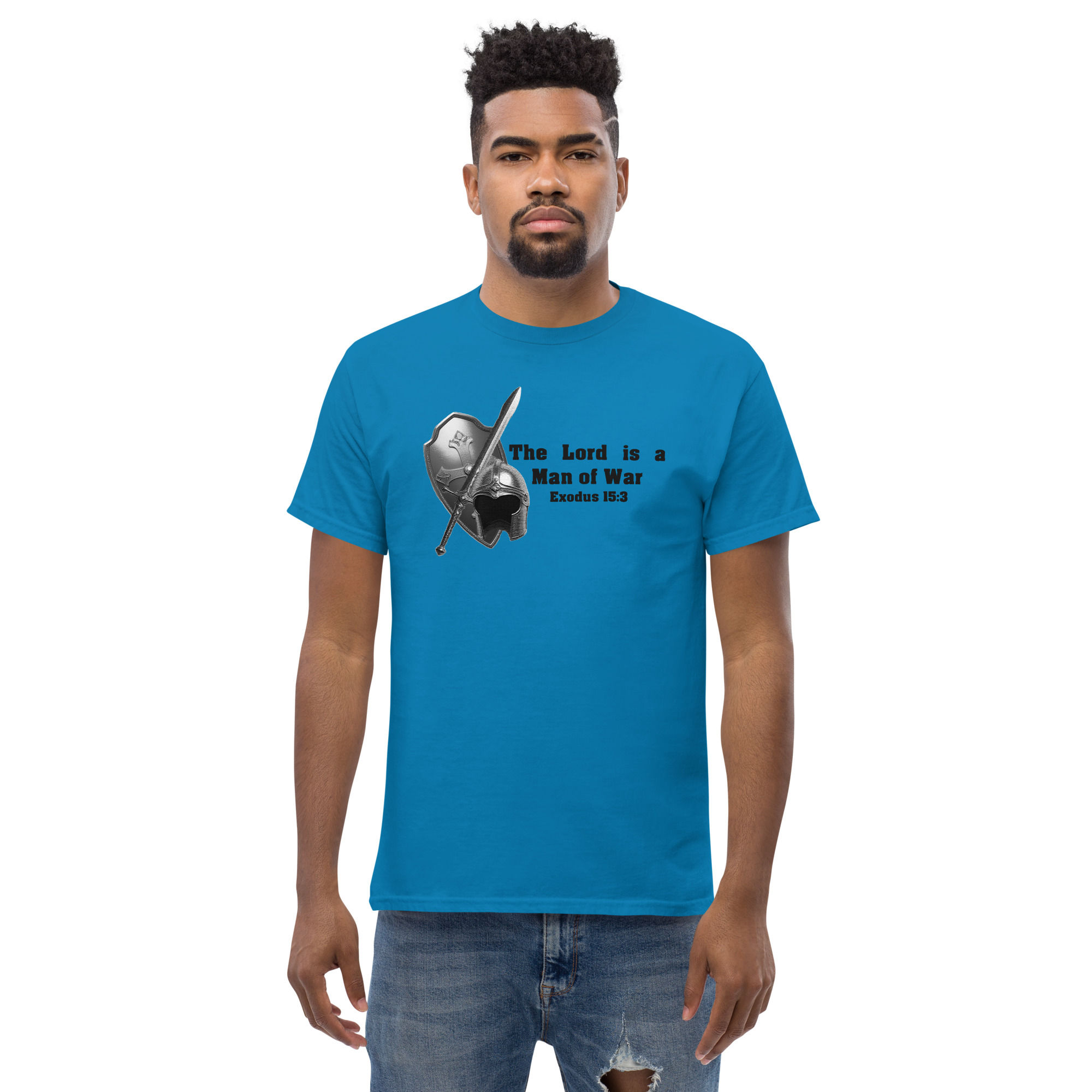 Men's classic tee The Lord Is A Man Of War