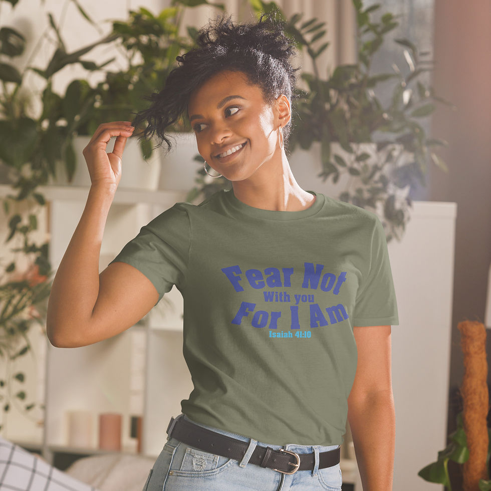 Thumbnail: Short-Sleeve Women's T-Shirt Fear Not For I Am With You