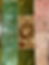 Close-up photograph of original Victorian fireplace tile in an 1898 farmhouse, featuring soft green, dusty pink, warm brown, and cream glazed tiles with floral and vine motifs that inspired the home's color palette.