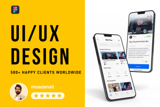 Top 5! design amazing ui ux for mobile and web app user interface