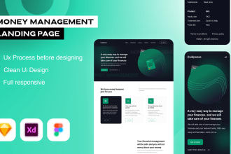 Top 5!  design creative, unique and high quality website UX UI