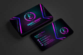 Top 10! do modern, minimalist, luxury business card and logo design