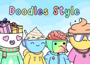 Big Deals!  do cute doodle nft art collection cartoon character avatar illustration