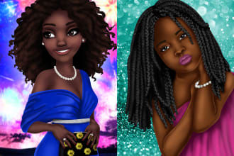 Hot Review! create african american comic book illustrations