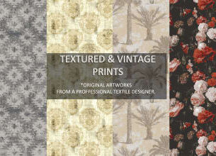 Top 5!  create textured seamless patterns and prints