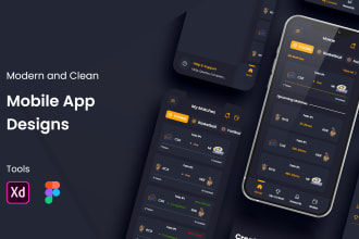 Review  do mobile app UI UX design for android and ios apps