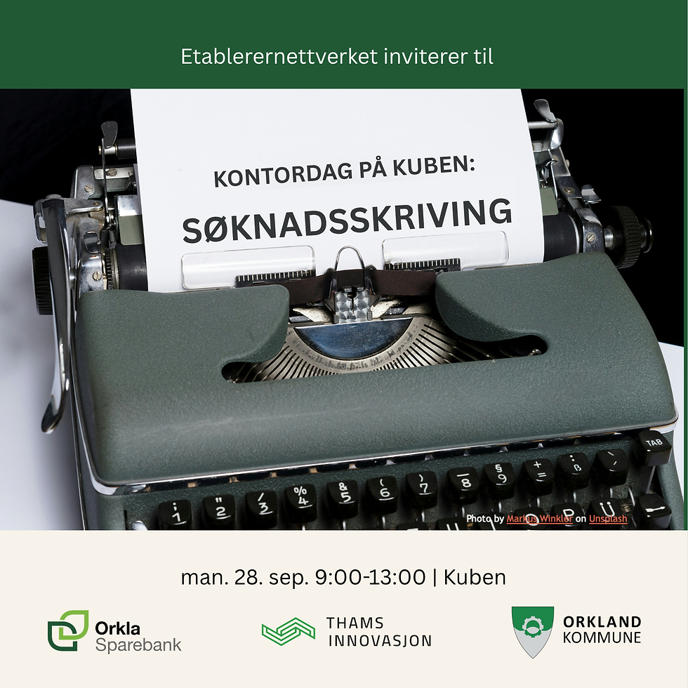 Kontordag på Kuben: Søknadsskriving
