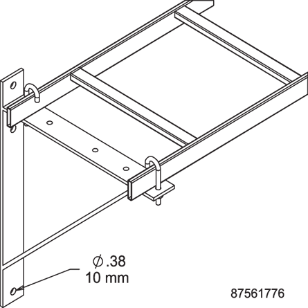 Hoffman LTSB12BLK Ladder Tray and fittings - 12"