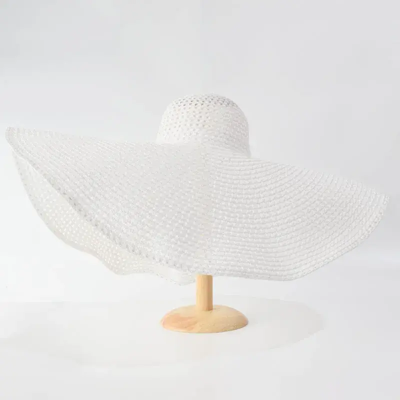 Thumbnail: Summer 70cm Large Wide Brim Sun Hat