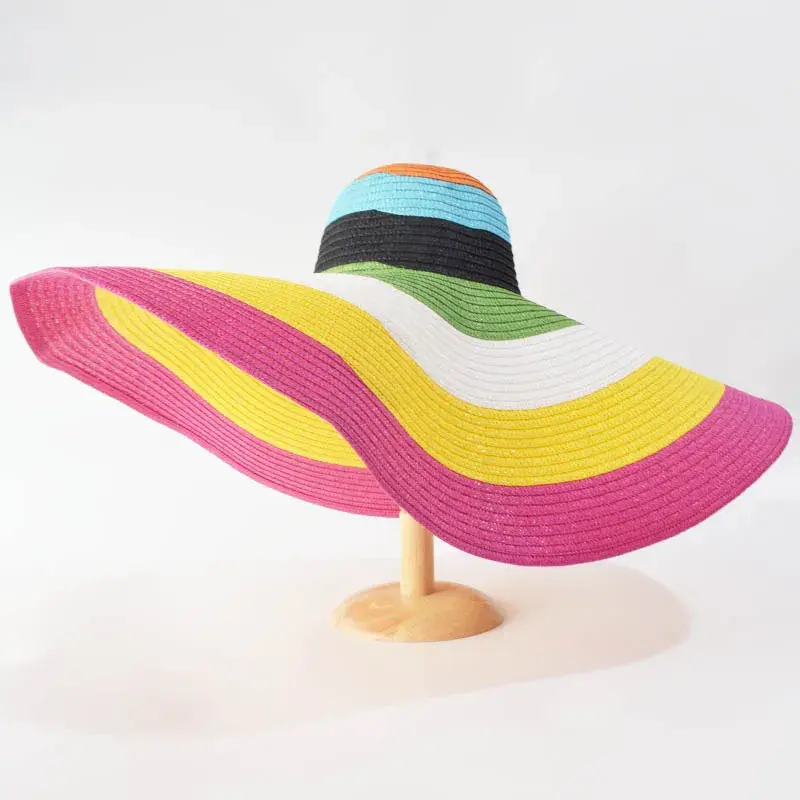 Thumbnail: Summer 70cm Large Wide Brim Sun Hat