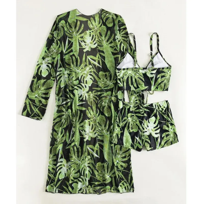 Thumbnail: 2026 Print Three-Piece Swimsuits