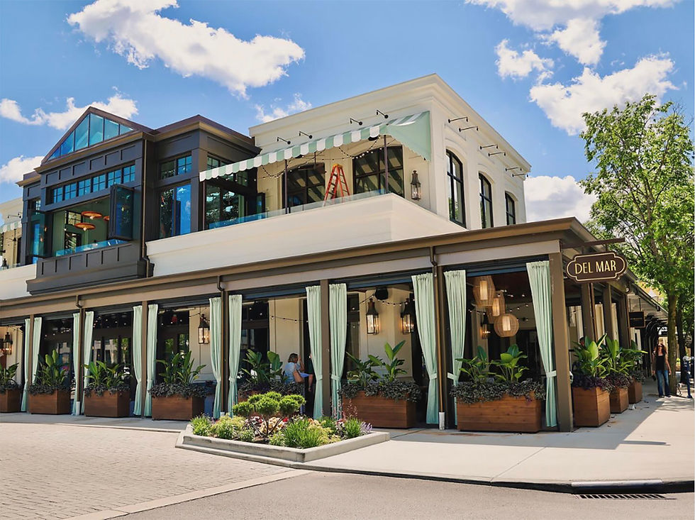 Del Mar restaurant by Cameron Mitchell at Easton Town Center.