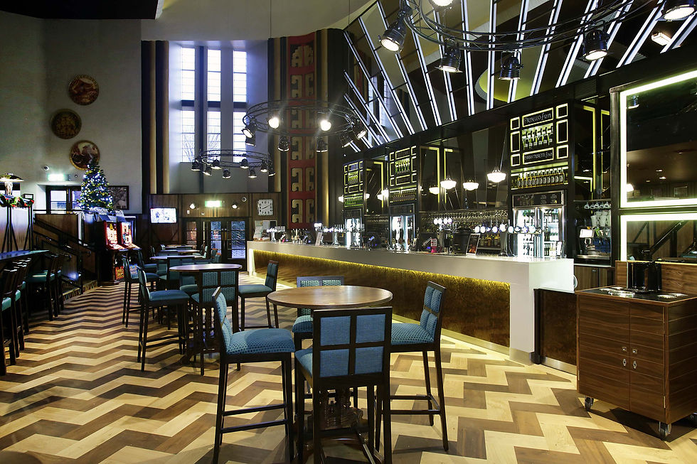 Bar Pit with feature timber floor