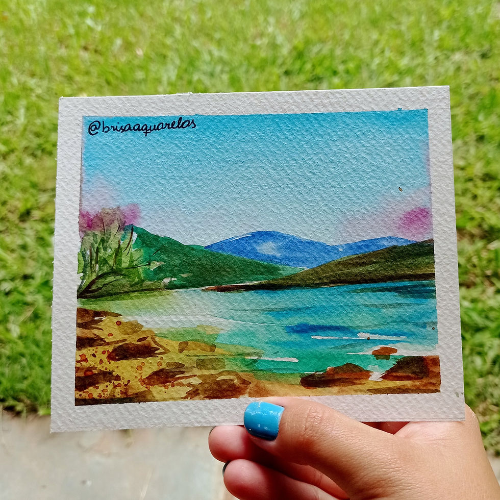 Thumbnail: Watercolor Lagoinha Beach Ubatuba