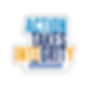 Action Takes Integrity Sticker - blue and yellow