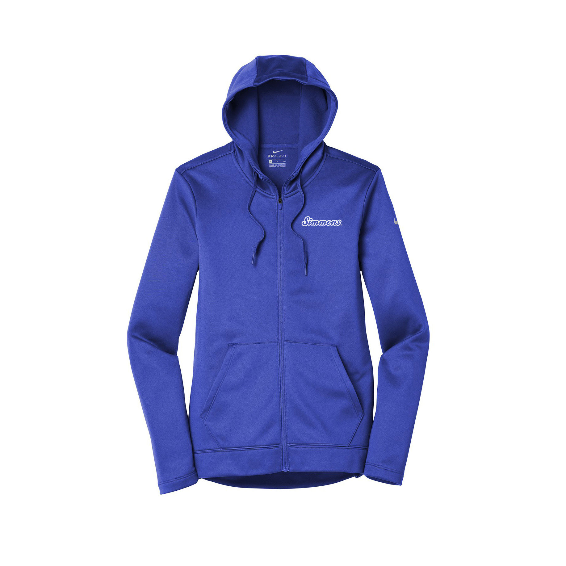 Ladies Therma-FIT Full-Zip Fleece Game Royal front