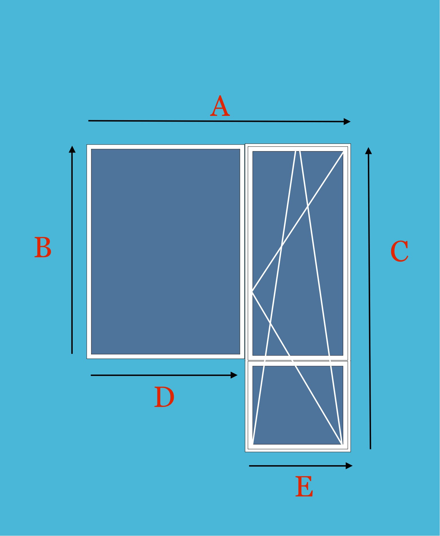 5-и этажка (пеноблок)2090 мм x 2130 мм x 1340 x 730мм