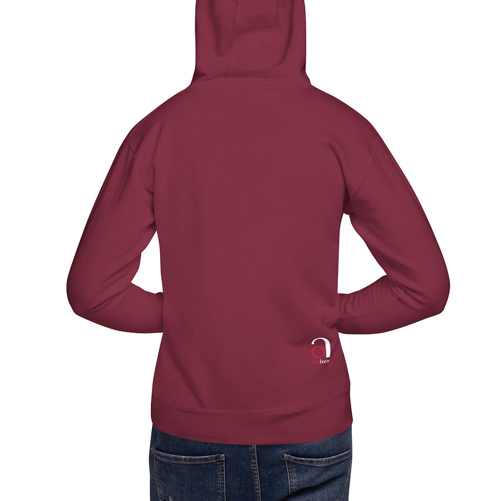 Miniatura: Sudadera con capucha de cuerda UNISEX