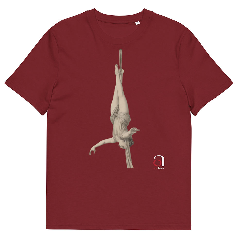 Thumbnail: T-shirt Fabrics Amy Bowers Green "Lavans"