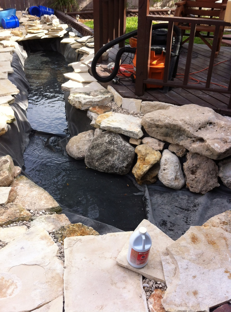 13-Starting to Fill Pond