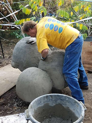 5-David Carves the Mushroom Shape