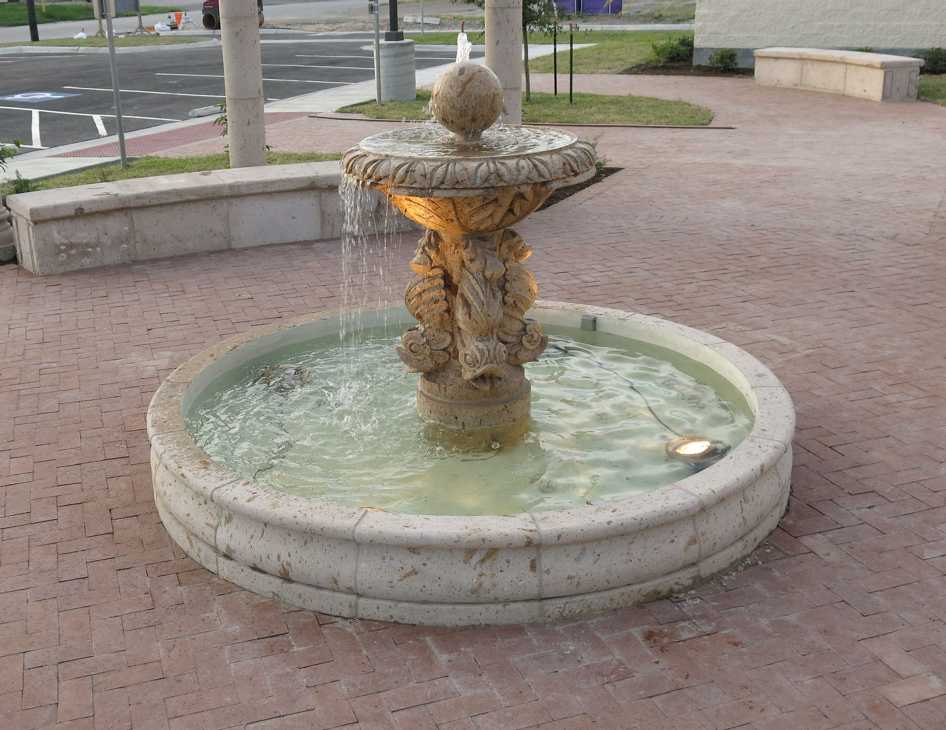 37-Finished Fountain with Lights