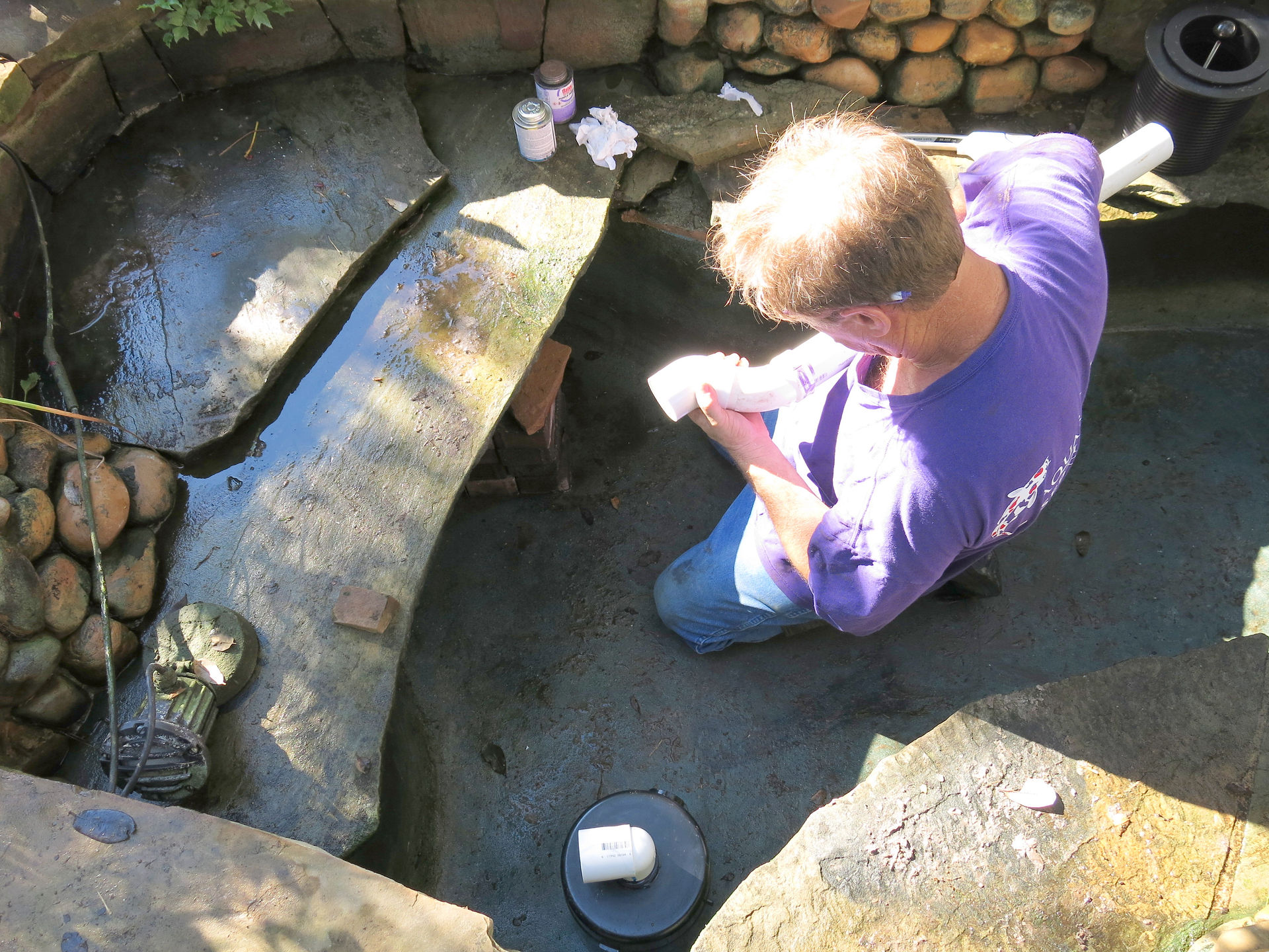 12-Piping of No Niche Skimmer